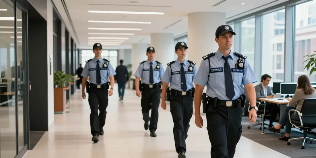Security Solutions by trusted local provider ensuring safety in a professional office.