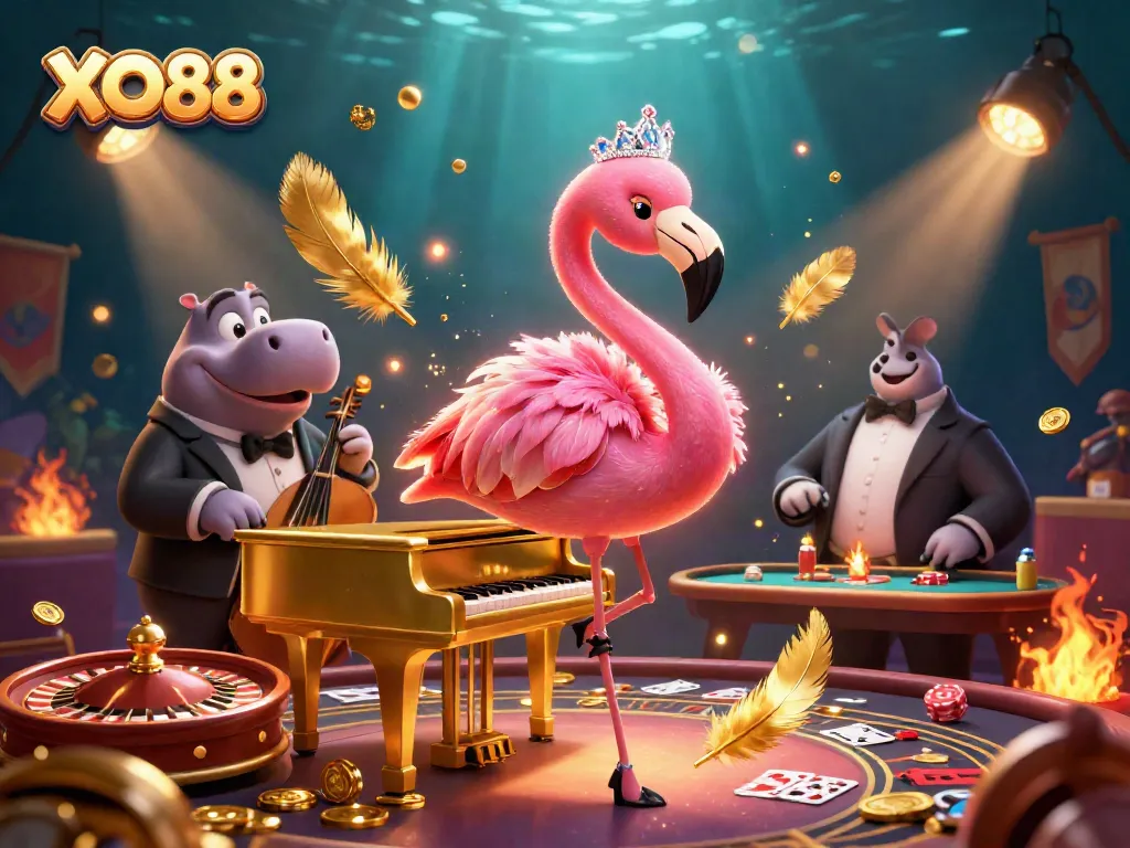 Engage in thrilling casino fun at XO88 with vibrant characters and rich gaming elements.