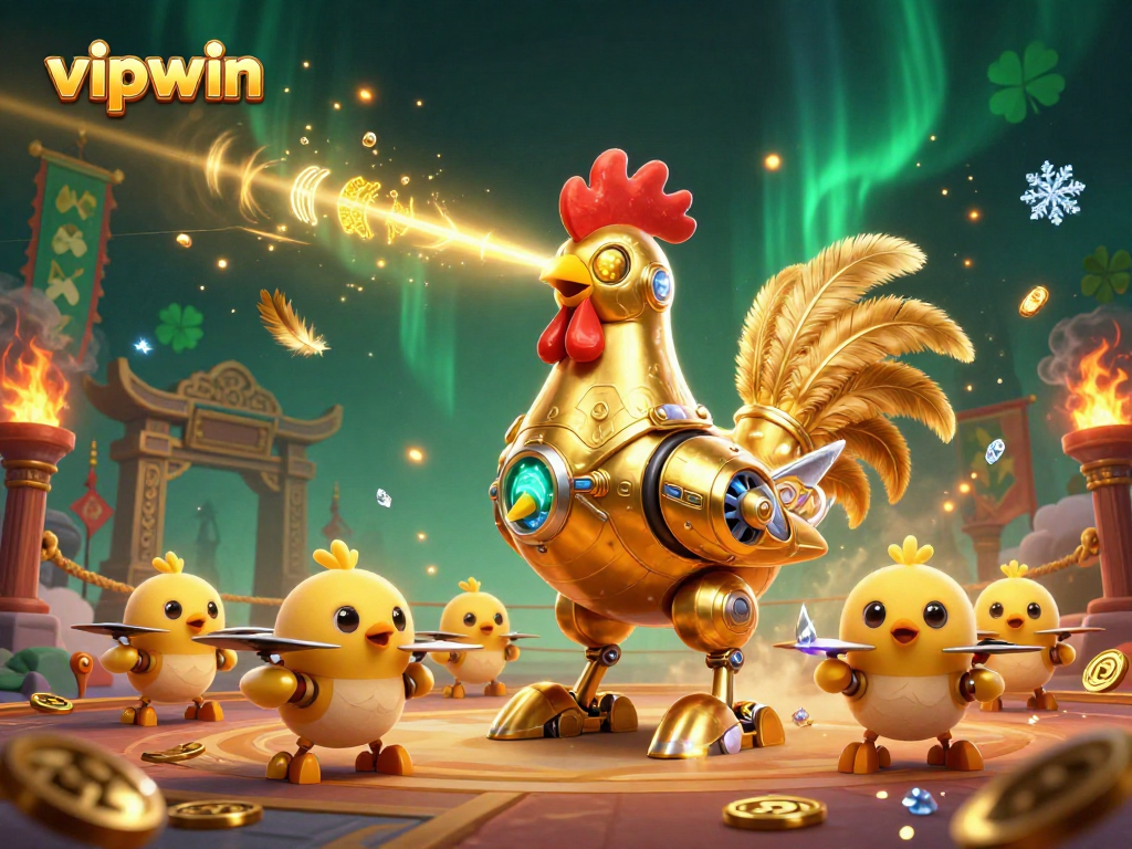 Experience thrilling gameplay at vipwin with dynamic 3D illustrations featuring adventurous gaming elements.