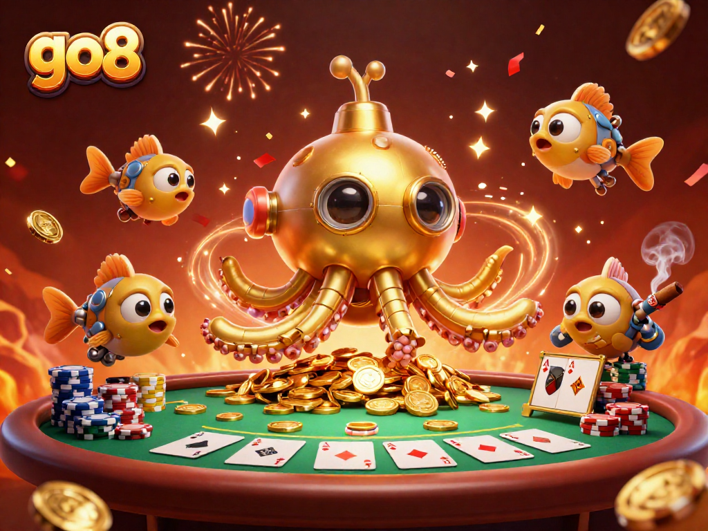Experience thrilling gaming adventures at go8 with vibrant casino elements and engaging characters.