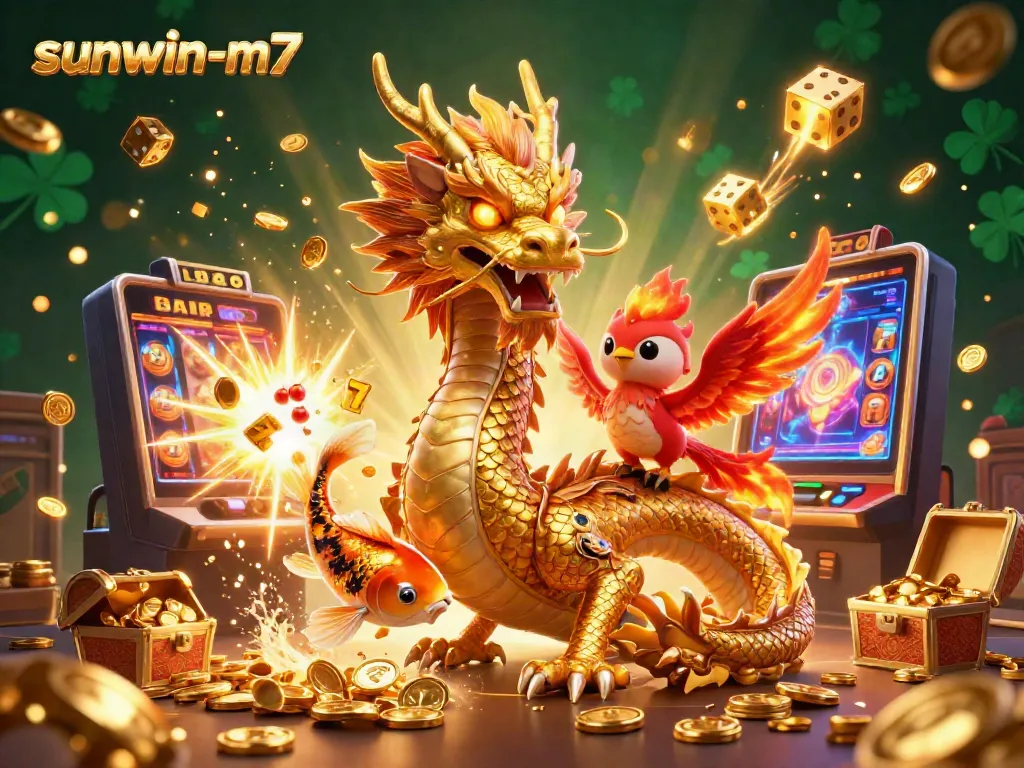 Engage with the sunwin-m7 experience as a dragon and phoenix soar above casino jackpots.