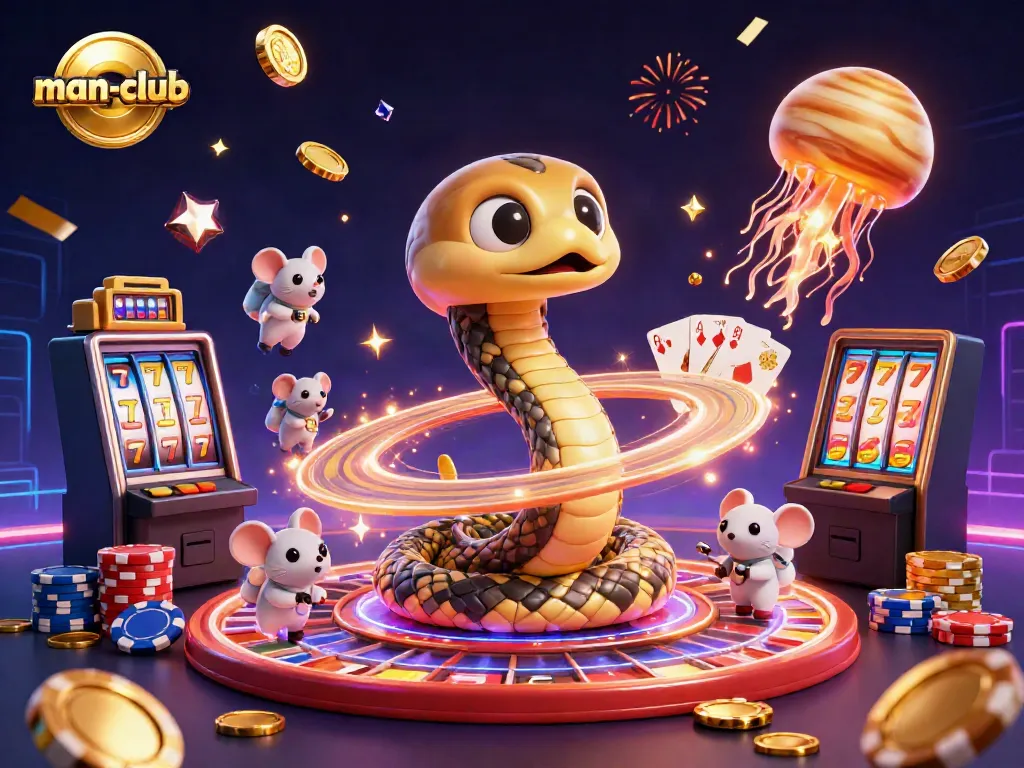 players engaging at a man-club roulette-themed casino scene filled with vibrant casino elements
