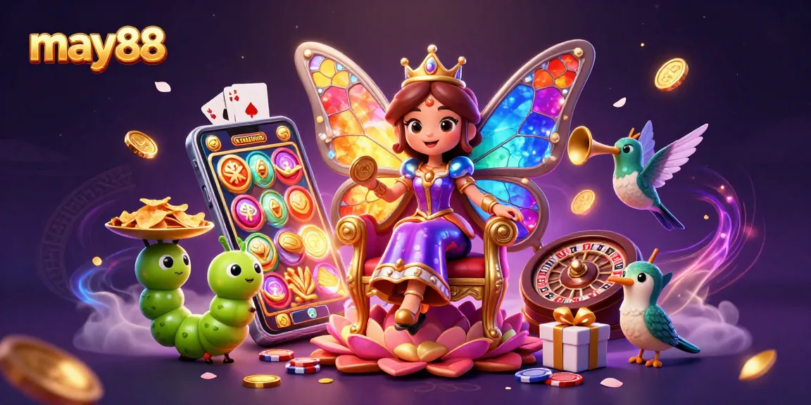 Experience the dynamic may88 casino world with vibrant elements and rich characters in this stunning illustration.
