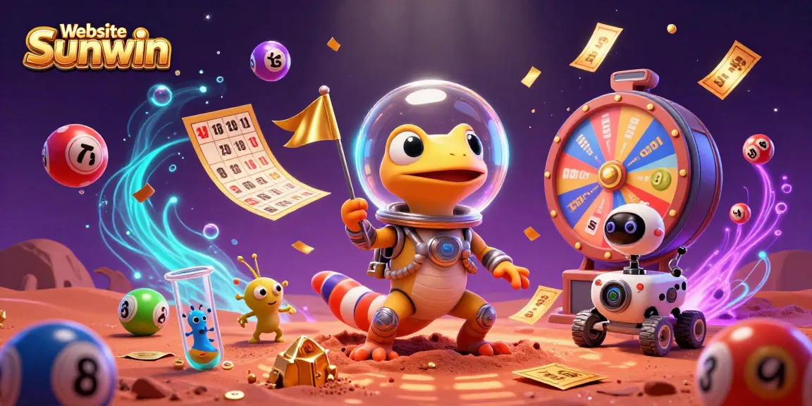 Play fun games on Website Sunwin with the Martian gecko and friends at the cosmic casino!