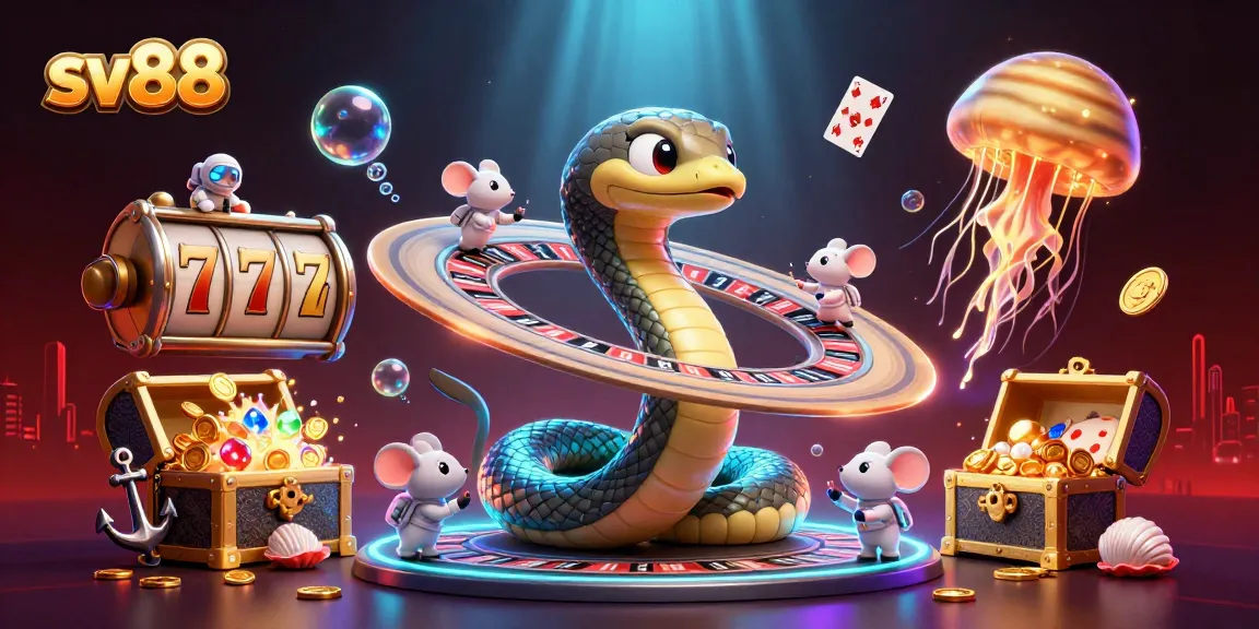 Spin the sv88 roulette ring surrounded by playful astronaut mice betting, dynamic gaming elements abound