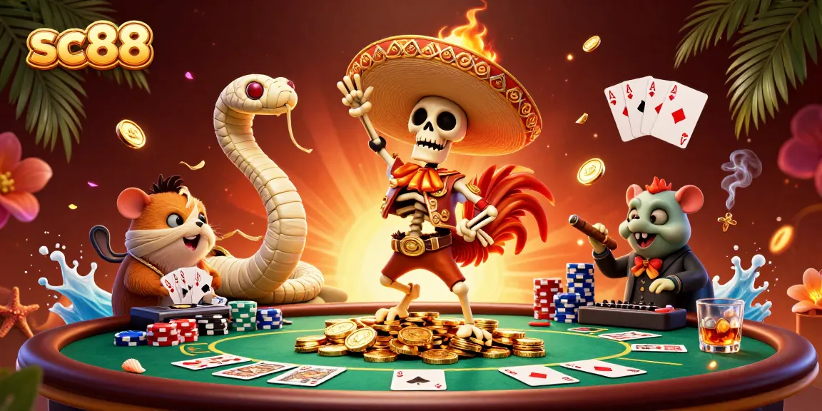 Engage with the vibrant sc88 casino experience featuring colorful characters and energetic gameplay action.