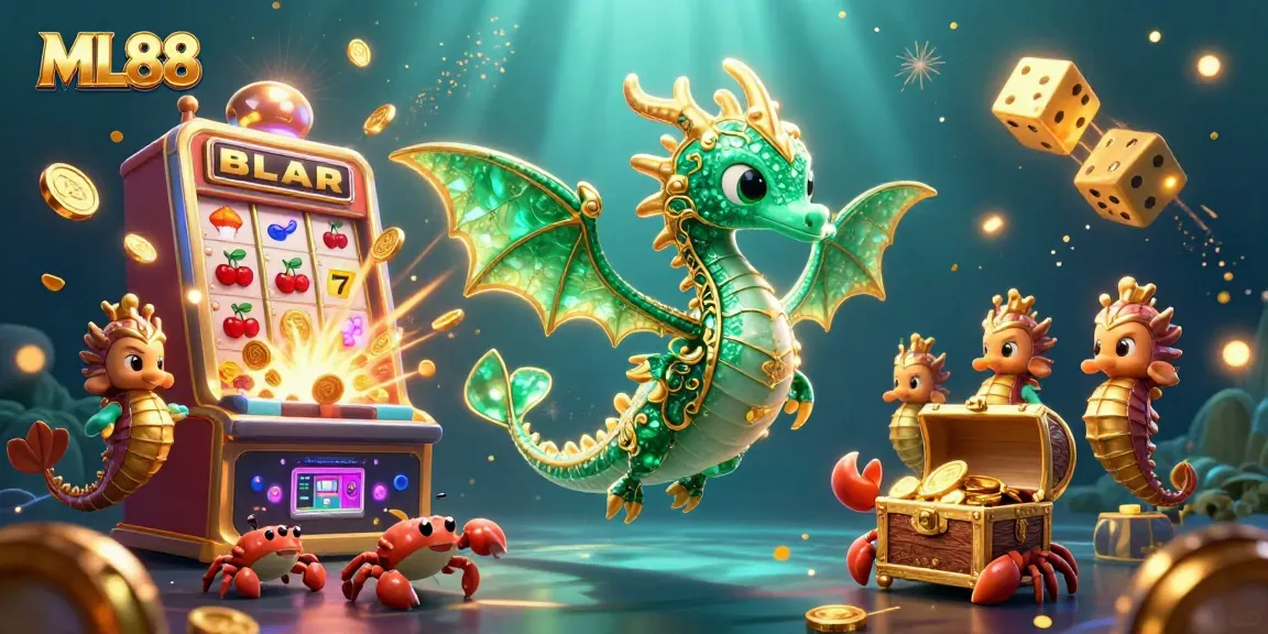 Experience the thrill of ML88 with a vibrant 3D underwater casino world packed with action.