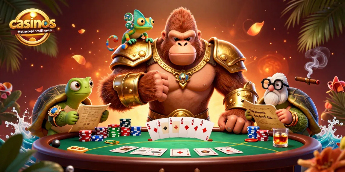 Engage in exciting gameplay at casinos that accept credit cards with vibrant characters and rich game elements.