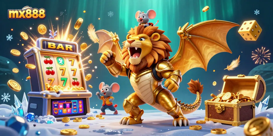 Experience the excitement of mx888 with vibrant slot machines and dynamic casino elements.