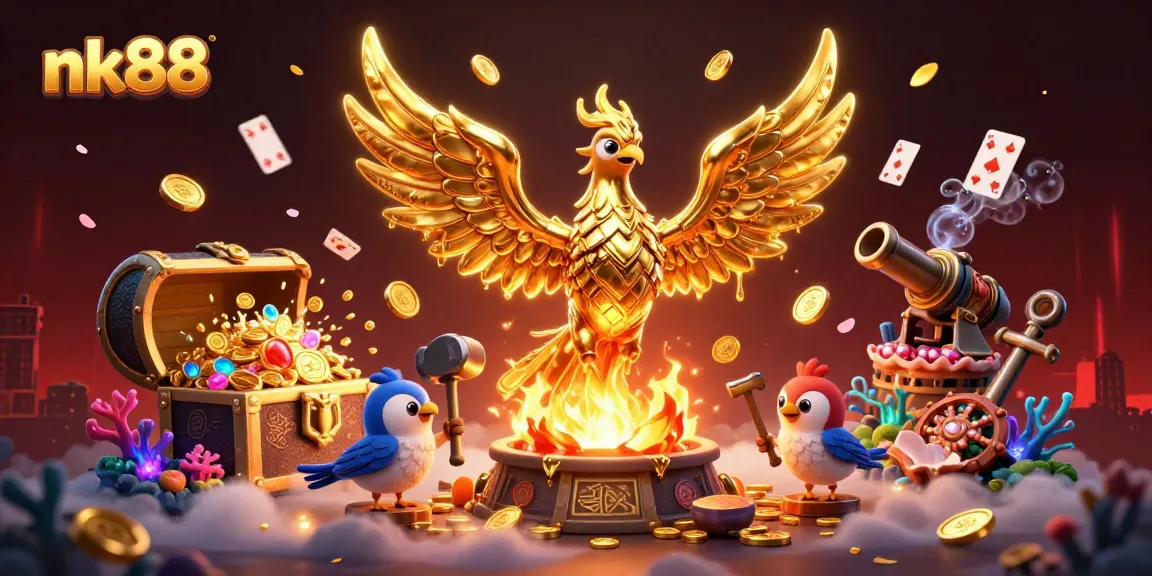 Win big with nk88 at the vibrant online casino featuring molten gold action and dynamic gaming elements.