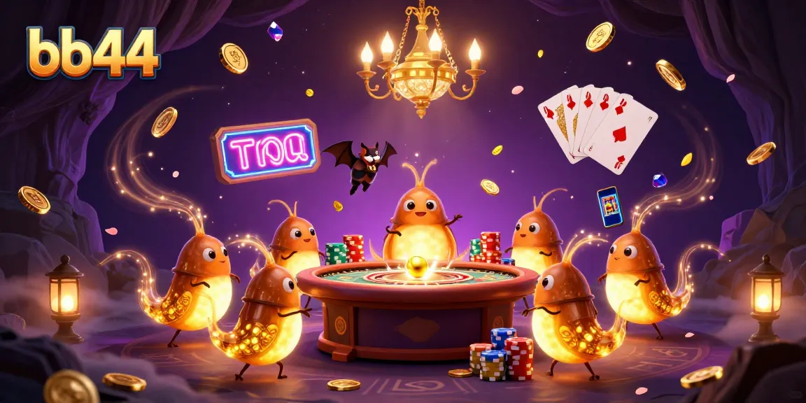 Play games at bb44 with glowing charm in a dynamic casino scene filled with excitement.